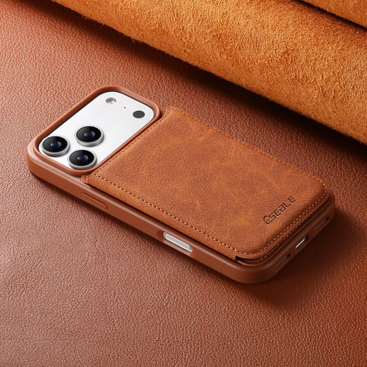 ESEBLE™ Flip Wallet iPhone Case with Kickstand & Dual Magnetic Clasp