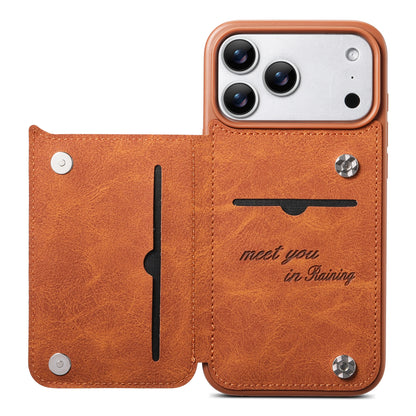 ESEBLE™ Flip Wallet iPhone Case with Kickstand & Dual Magnetic Clasp