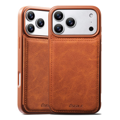 ESEBLE™ Flip Wallet iPhone Case with Kickstand & Dual Magnetic Clasp